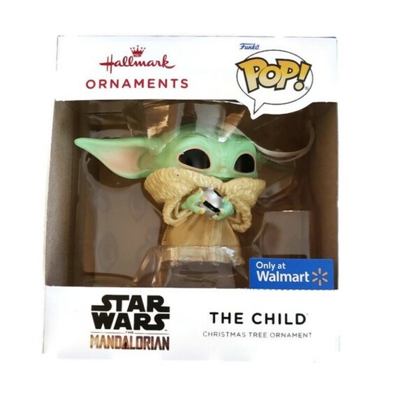 Hallmark Other - Hallmark Christmas Tree Ornament Star Wars The Mandalorian THE CHILD Funko Pop